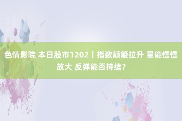 色情影院 本日股市1202丨指数颠簸拉升 量能慢慢放大 反弹能否持续？