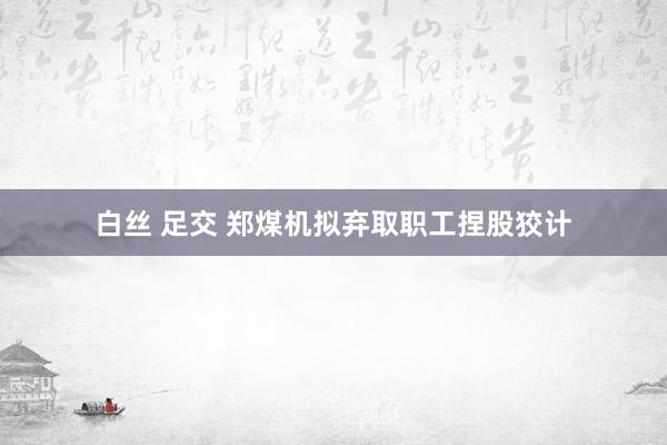 白丝 足交 郑煤机拟弃取职工捏股狡计